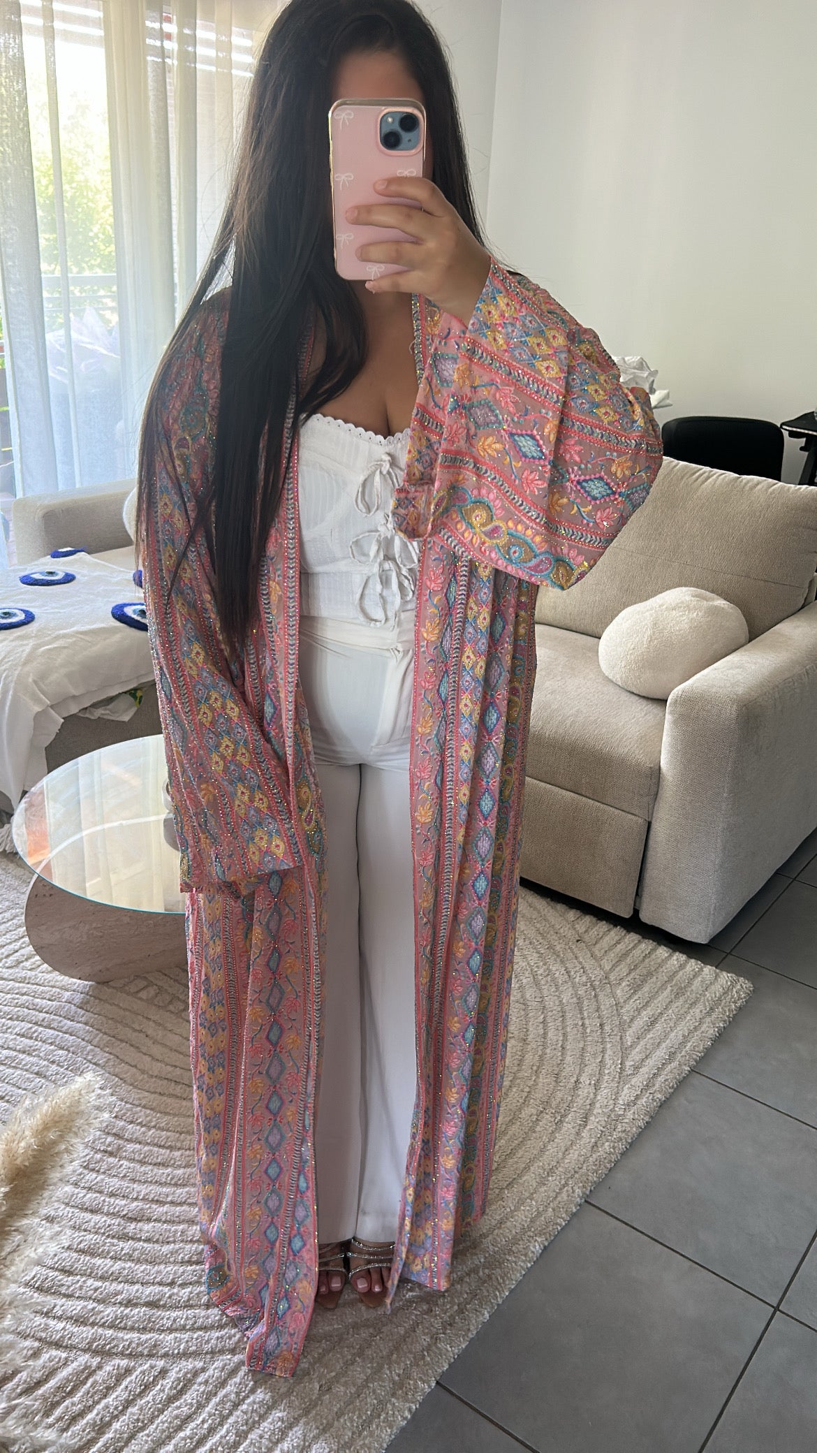 Kimono pink sunset