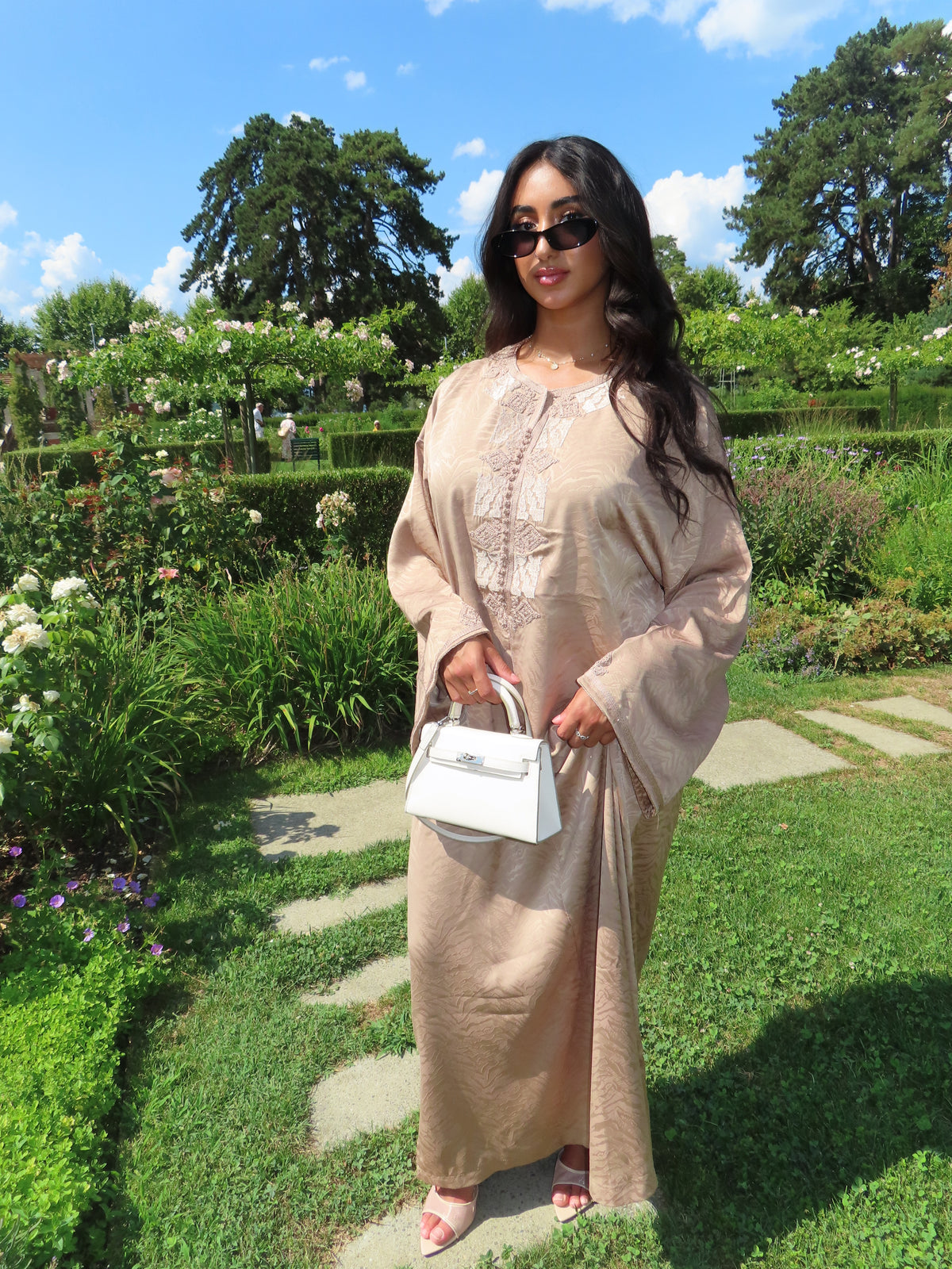 Gandoura Ilham Beige